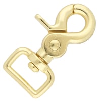 Swivel eye Clip Carabiner Gold 60 mm - ⧄ 20 mm