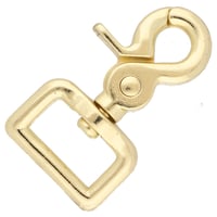 Swivel eye Clip Carabiner Gold 65 mm - ⧄ 25 mm