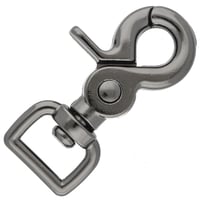 Clip Mousqueton Gun Metal 60 mm - ⧄ 16 mm