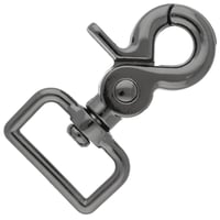 Clip Mousqueton Gun Metal 60 mm - ⧄ 25 mm