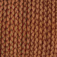 Light Brown 3 mm Braided Leather Cord