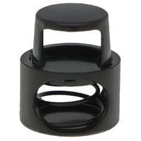 Metal Cord Lock - Square 5 mm - Black