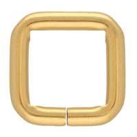 Brass 20 x 5 mm Square Ring