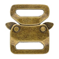 Antique Brass 20 mm Metal Safe Lock Buckle