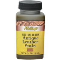 Fiebing's Antique Leather Stain, 4 fl. oz. (118ml) - Medium Brown