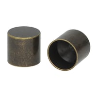 Antikes Messing 10 mm Premium Endkappen 1 | 10 | 50 | 100 Stücke