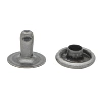 Antique Nickel Petit Rivet Vintage - 100 pièces