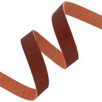 Brown 40 mm - Vegetable tanned saddle leather strap - Ca. 100 cm