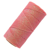 Salmon - 1,00 mm - Linhasita Gewachstes Polyester Cord (PE-4)