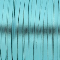 Metallic Foil Blau Ice - Känguru-Lederschnürung 3 mm