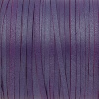 Shimmer Lila - Känguru-Lederschnürung 3 mm