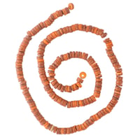 Red Brown Coconut Katsuki Beads 