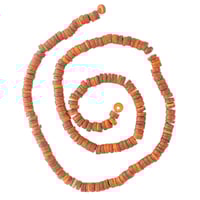 Red Brown Coconut Katsuki Beads 