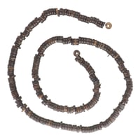 Perles Katsuki en noix de coco marron foncé