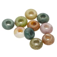 Natural Indian Agate Beads - 10 pcs