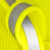Neon Yellow (YE527) Reflective BioThane 'BETA' ® 16 mm - 2.5 mm Per Meter