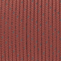 Reflectable Muted Coral Paracord Type I