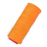 Orange 1 mm Waxed Polyester Cord 