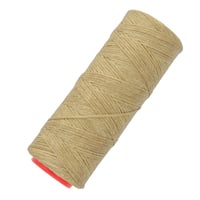 Taupe 1 mm Gewachstes Polyester Cord 