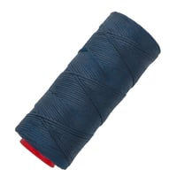 Blue 1 mm Waxed Polyester Cord 