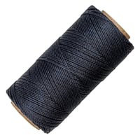 Navy Blau #361 - 0,75 mm - Linhasita Gewachstes Polyester Cord (PE-3)