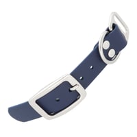 Navy Blue - 25 mm Biothane Adapter With Rivets