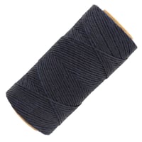 Navy Blue #361 - 1.00 mm - Braided Linhasita Waxed Polyester Cord (PE)