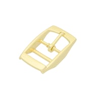 Double-Barred Belt Buckle Heightened Gold 16 mm