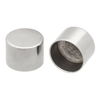  Nickel 10 mm Embouts De Cordon Premium- 100 pièces