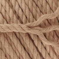 Nude Beige 5 mm Makramee Gedrehtes Baumwollseil