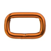 Square Ring 'Stainless Steel' Orange 20 x 4 mm