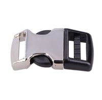 Nickel Plated Half-Metal Buckle 3/4"