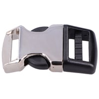 Nickel Plated Half-Metal Buckle 1 Inch"