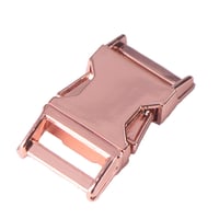 Metal Side Release Buckle - Rose Gold (25 mm)
