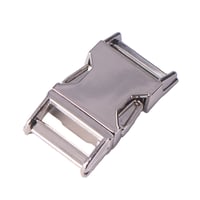 Metal Side Release Schnalle Vernickelt 25 mm