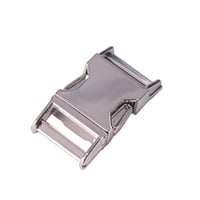 Metal Side Release Schnalle Vernickelt 20 mm