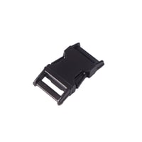 Metal Side Release Schnalle - Schwarz (15 mm)