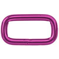Square Ring 'Stainless Steel' Pink 25 x 4 mm