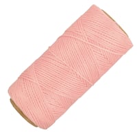 Pink #239 - 1.00 mm - Braided Linhasita Waxed Polyester Cord (PE)
