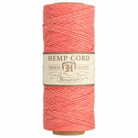 Sunset Coral - 1mm - Hanfschnur von Hemptique - 62,5 Meter