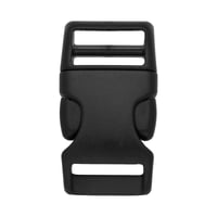 POM-Schnalle Kunststoff Schwarz 20 mm (3/4")