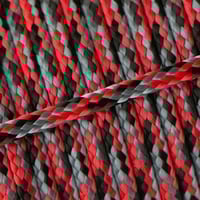 Red Camo PPM Cord - Ø 4mm. (Flat/coreless)
