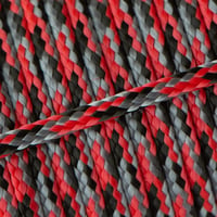 Red Camo PPM Cord - Ø 4mm. (Flat/coreless)