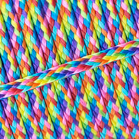 Rainbow PPM Cord - Ø 4mm. (Flat/coreless)