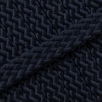 Deep Sea Blau 8 mm - PPM Schlauchband - (Flach/Hohlgeflecht)