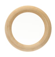 48 mm Makramee Holz Kreis Ring
