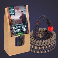 DIY Kit ''Gentleman'' - Klassische Paracord Armbänder