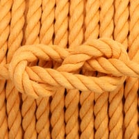 Pumpkin Cotton Twisted Rope - Ø 10 mm