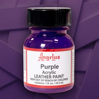 Purple - Angelus Acrylic Leather Paint - 29.5 ml (1 oz.)