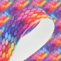 Rainbow Fish BioThane ‘BETA’ ® UV-printed 16 mm - Per Meter